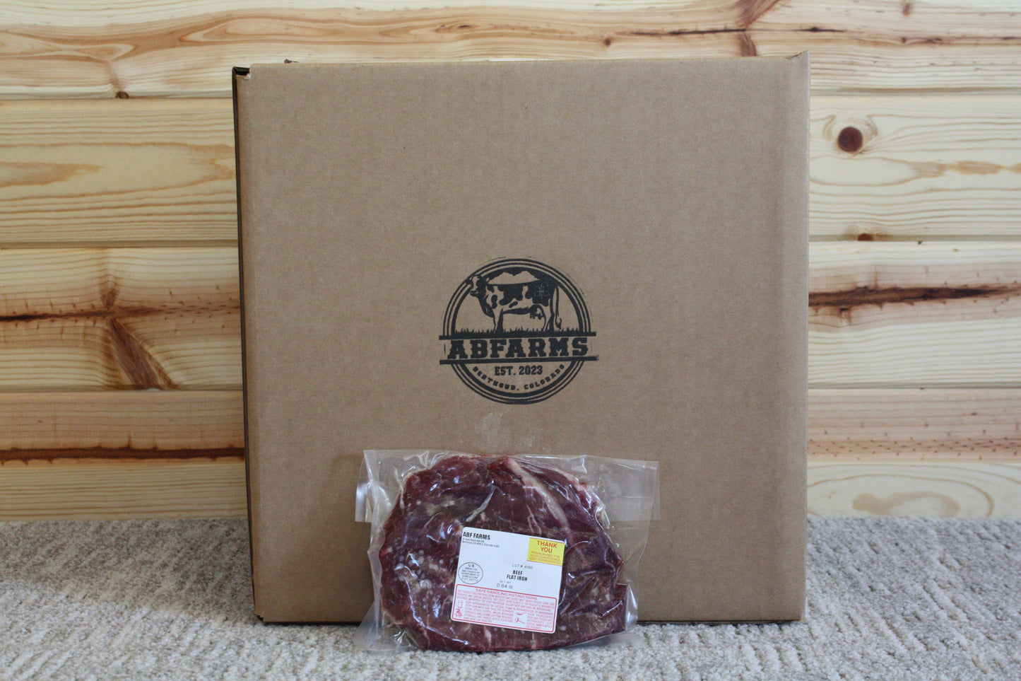 Caja de carne y saludos (10-15 LB)